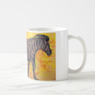 paarse zebra koffiemok