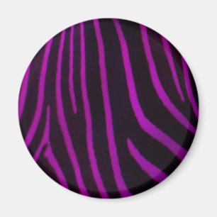 Paarse Zebra Print Magnet Magneet