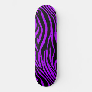 Paarse Zebra Skateboard Deck