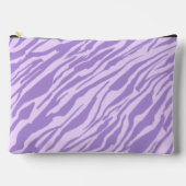 Paarse Zebra Stripes Patroon Etui (Voorkant)