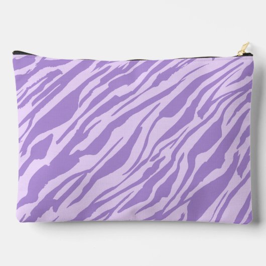 Paarse Zebra Stripes Patroon Etui (Achterkant)