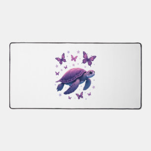 Paarse - Zee Turtle Butterfly T-shirt Bureaumat
