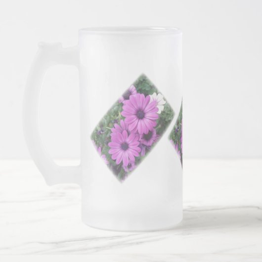 Paarse zeeduivel matglas bierpul (Links)