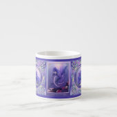 Paarse zeemeermin espresso - beker kop (Voorkant)