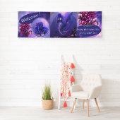 Paarse zeemeermin spandoek (Insitu)