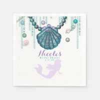 Paarse Zeemeermin Strand Bling Verjaardagsfeest Ma
