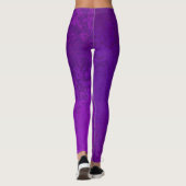 Paarse Zeemeerminnvrouwen Leggings (Achterkant)