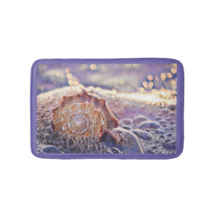 Paarse zeeslag in het schilderij van het zee badmat