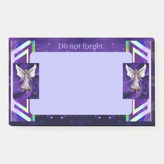 Paarse ziel 3 post-it® notes (Voorkant)