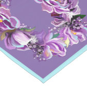 Paarse ziel korte tafelloper (Hoek)