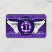 paarse ziel visitekaartje (Voorkant)