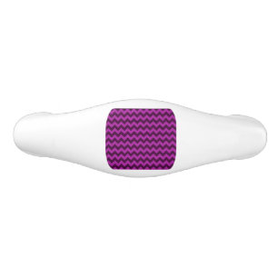 Paarse Zig Zag Glitter Keramische Ladegreep