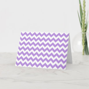 Paarse zigzag, Paarse chevron, geometrisch patroon Kaart