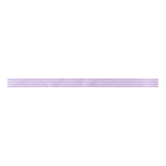 Paarse zigzag, Paarse chevron, geometrisch patroon Lint (Voorkant)
