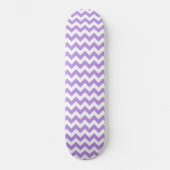 Paarse zigzag, Paarse chevron, geometrisch patroon Skateboard (Voorkant)
