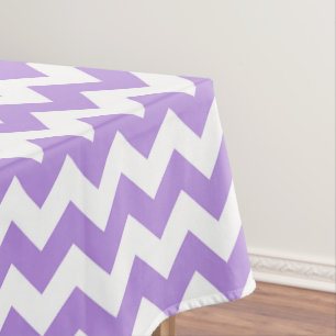 Paarse zigzag, Paarse chevron, geometrisch patroon Tafelkleed