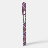 Paarse zigzagstrepen Case-Mate iPhone case (Achterkant / Links)