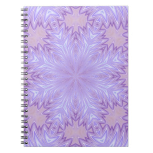Paarse Zijde Kerstmis Abstract Notitieboek