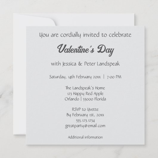 Paarse Zilveren Folie Glitter Oranje Maan Valentij Kaart (Achterkant)