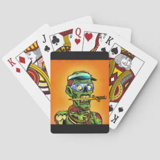 Paarse Zombie-spelkaarten Pokerkaarten
