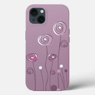 Paarse zomer iPhone 13 hoesje