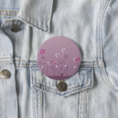 Paarse zomerButton Ronde Button 7,6 Cm (In situ)
