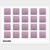Paarse zomerSticker Vierkante Sticker (Vel)