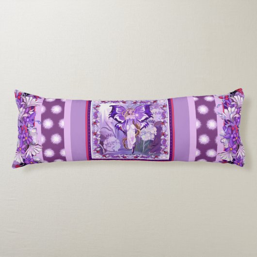 Paarse zon lichaamskussen (Voorkant)