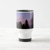 Paarse zonsondergang reisbeker (Center)