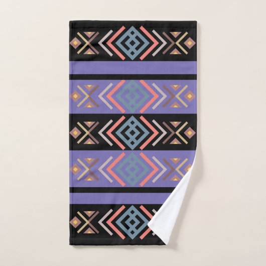 Paarse Zuidwestelijke Dodehanddoekset Bad Handdoek (Handdoek)