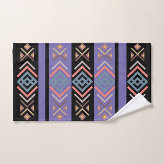 Paarse Zuidwestelijke Dodehanddoekset Bad Handdoek (Handdoek)