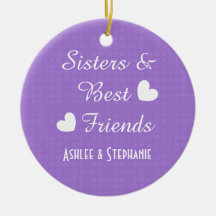 Paarse zussen en beste vrienden 2 hart A08A