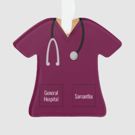 Paarse zusters scruppus ornament