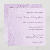 Paarse zwemkaarten kaart (Voorkant / Achterkant)