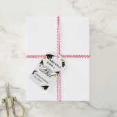 Paart goed met een masterdiploma College Afstudere Cadeaulabel (Met Touw)