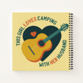 Paarten Camping BUCKET LIST Custom Fun Quote Notitieboek (Achterkant)