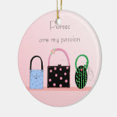 Paarten zijn mijn passie keramisch ornament (Links)