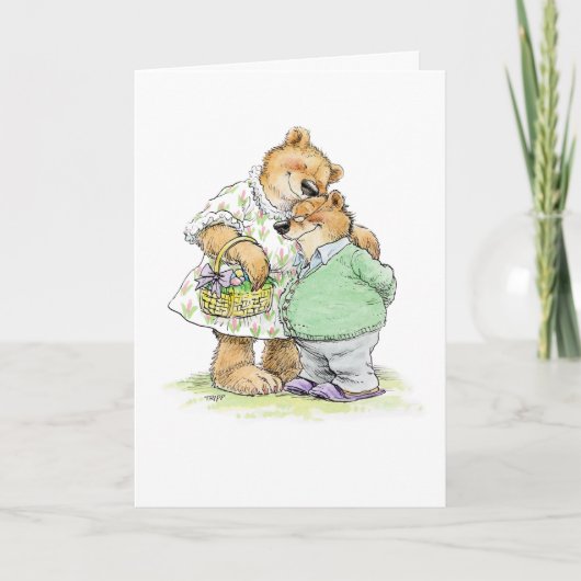 Paas Beer knuffels Kaart (Voorkant)