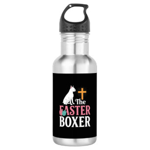 Paas Boxer Hond Vintage Gravure Shirt Waterfles