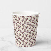 Paas Chocolade Ei Patroon Papieren Bekers (Rechts)