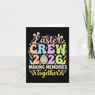 Paas Crew 2026 Familie Matching Memories Ontwerp Kaart