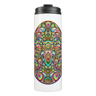 Paas Ei Psychedelisch Design Kids Biologisch T-Shi Thermosbeker