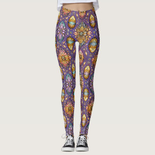 PAAS EIEREN ~ Framboos Goud 3D ~ Leggings