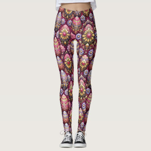 PAAS EIEREN ~ Framboos Lavendel 3D ~ Leggings