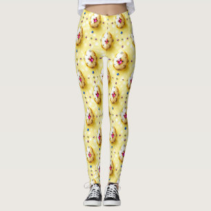 PAAS EIEREN ~ Ruby Geel 3D ~ Leggings