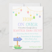 Paas eitjes jacht feest kaart (Voorkant)