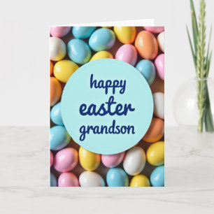 Paas eitjes pastel patroon kaart