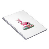 Paas Flamingo T-shirt Notitieboek (Rechterzijde)