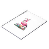 Paas Flamingo T-shirt Notitieboek (Linkerzijde)