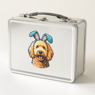 Paas Goldendoodle hond met konijnenoren, Pasen